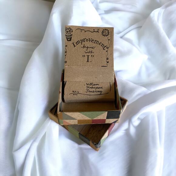 Purple Lavender Incense Cone Gift Set w/ Advice Self Care Cards & Talisman Purse - Picture 4 of 7